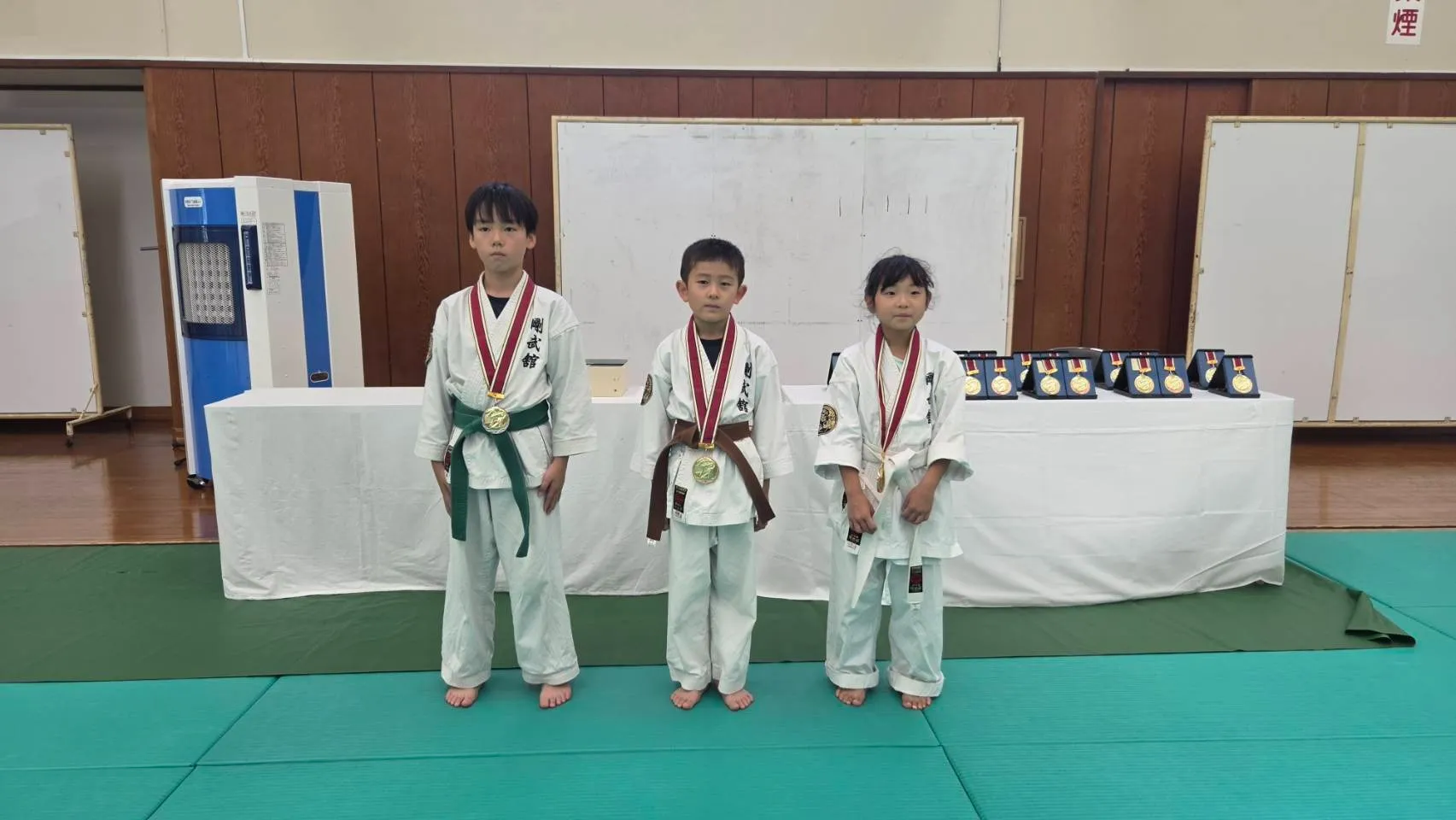 第30回信龍会空手道選手権大会入賞者(型)
